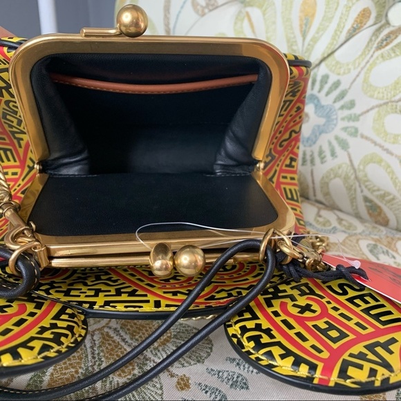 New Coach Disney Mickey Keith Haring Kisslock Bag - Picture 7 of 7